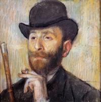 Degas, Edgar - Portrait of Zacherie Zacharian